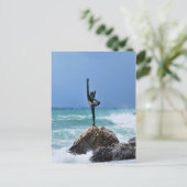 Budva ballerina Postcard Postkarte (Stehend Vorderseite)