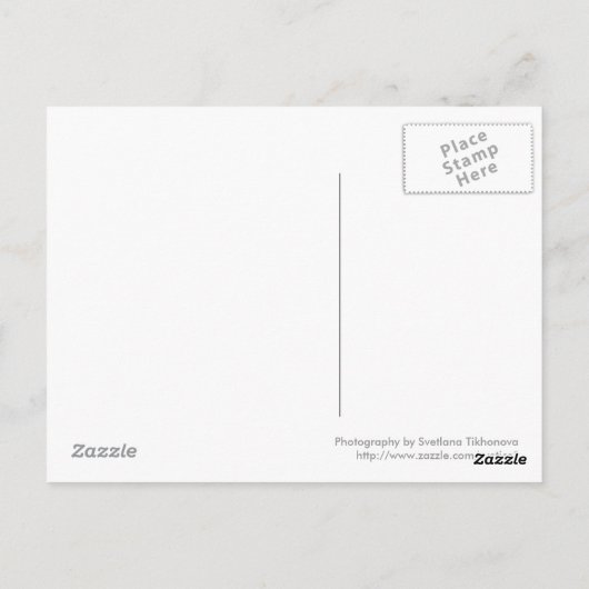 Budva ballerina Postcard Postkarte (Rückseite)