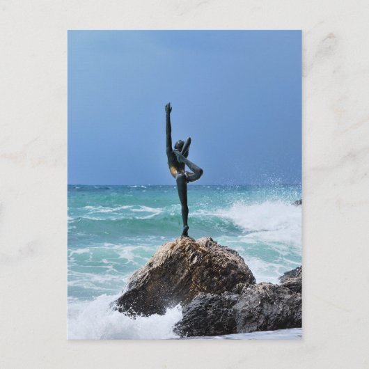 Budva ballerina Postcard Postkarte (Vorderseite)