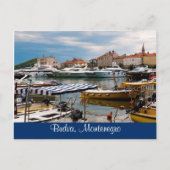 Budva Marina Postkarte (Vorderseite)