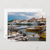 Budva Marina Postkarte (Vorne/Hinten)