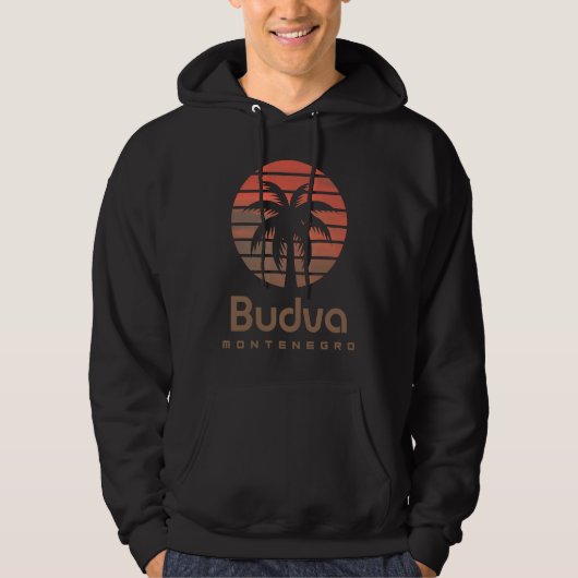 Budva Montenegro Hoodie (Vorderseite)
