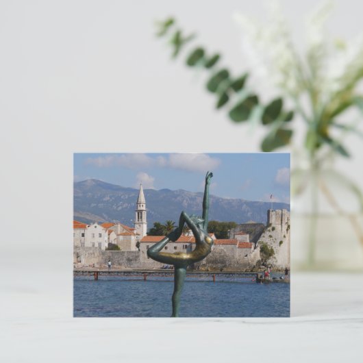 Budva, Montenegro Postkarte (Stehend Vorderseite)