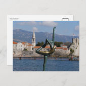 Budva, Montenegro Postkarte (Vorne/Hinten)