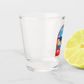 Budva Montenegro Retro Reisen Vintag Schnapsglas (Links)