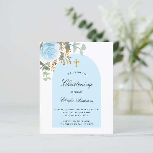 Budweiser Eukalyptus-Blütenbogen (Stehend Vorderseite)