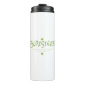Budzsters-Logo Thermosbecher (Vorderseite)