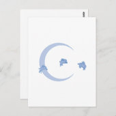 BUE BUNNY MOON POSTKARTE (Vorne/Hinten)