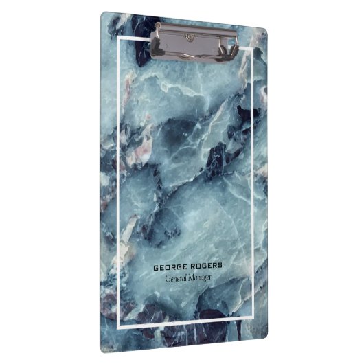 Bue graue Imitate aus Marmor, fett Klemmbrett (Rechts)