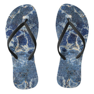 Bue Gray Black Marble & Beige Veins Badesandalen