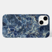 Bue Gray Black Marble & Beige Veins Case-Mate iPhone Hülle (Rückseite (Horizontal))