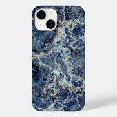 Bue Gray Black Marble & Beige Veins Case-Mate iPhone Hülle (Rückseite)