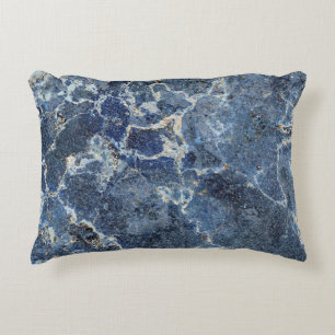 Bue Gray Black Marble & Beige Veins Dekokissen