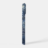 Bue Gray Black Marble & Beige Veins iPhone 15 Hülle (Rechte Seite)