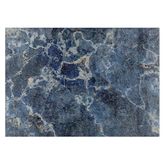 Bue Gray Black Marble & Beige Veins Schneidebrett (Vorderseite)