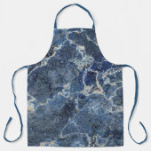 Bue Gray Black Marble & Beige Veins Schürze (Vorderseite)