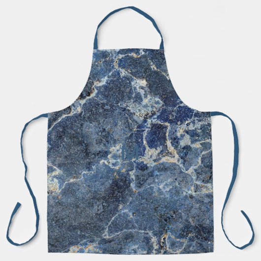 Bue Gray Black Marble & Beige Veins Schürze (Vorderseite)