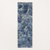 Bue Gray Black Marble & Beige Veins Yogamatte (Vorderseite)