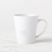 Bue Rose Ribbon 60. Geburtstag Milchtasse (Rechts)