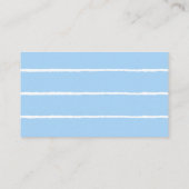 Bue Teddy Bear Diaper Raffel Begleitkarte (Rückseite)