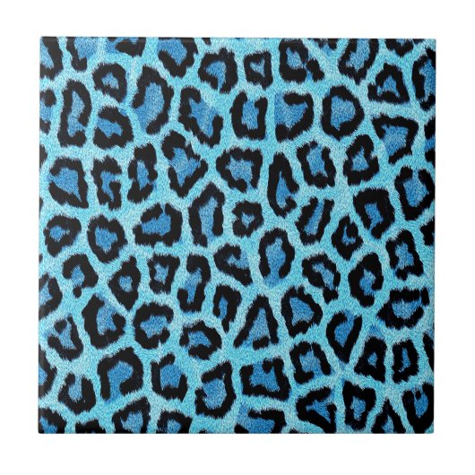 Bue Trendy Leopard Pattern Fliese (Vorderseite)