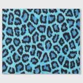 Bue Trendy Leopard Pattern Geschenkpapier (Flach)