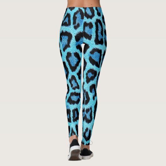 Bue Trendy Leopard Pattern Leggings (Rückseite)