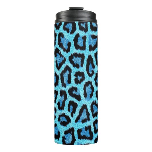 Bue Trendy Leopard Pattern Thermosbecher (Vorderseite)