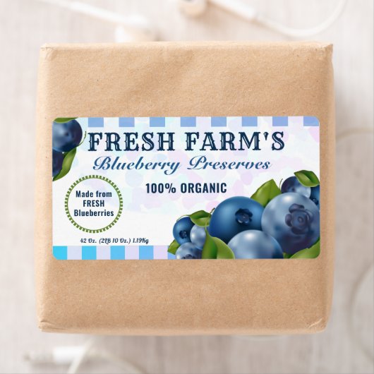 Bueberry Fruit Canning Jar (Insitu)