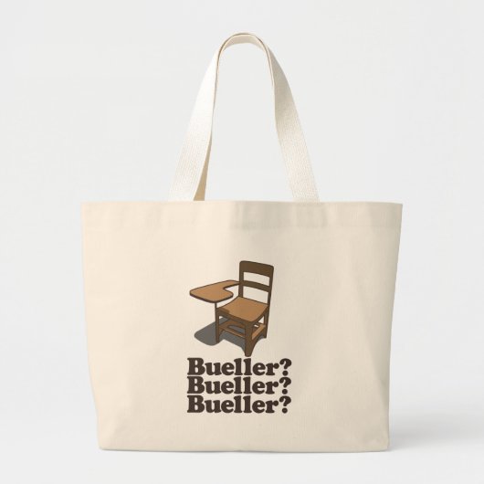 Bueller? Bueller? Bueller? Jumbo Stoffbeutel (Vorne)