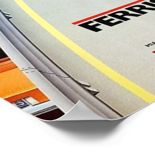 Buellers Ferris Poster (Ecke)