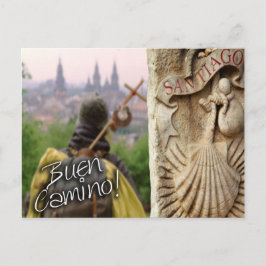 Buen Camino ! Camino de Santiago de Compostelo..t Postkarte