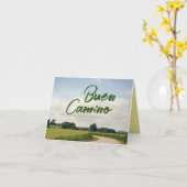 Buen Camino de Santiago Card Saint James Way Karte (Gelbe Blume)