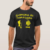 Buen Camino de Santiago. Compostela Peregrino Clas T-Shirt (Vorderseite)