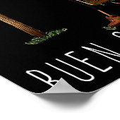 Buen Camino De Santiago Pilgrim Hiking Way Of St.  Poster (Ecke)