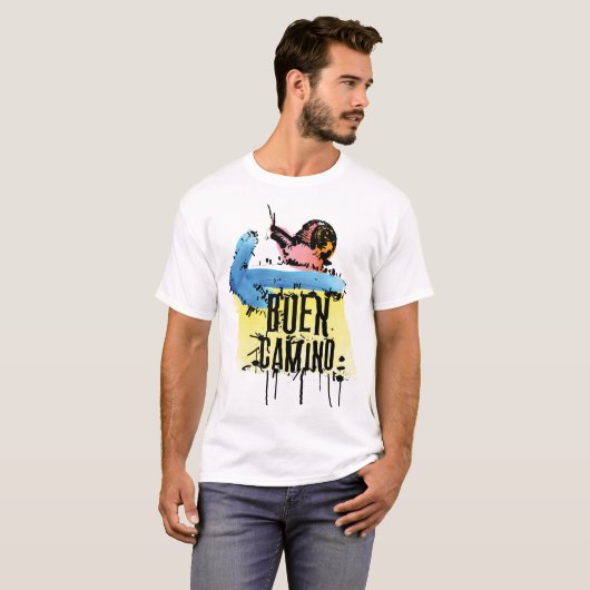 Buen camino Men Basic T - Shirt (Vorne ganz)