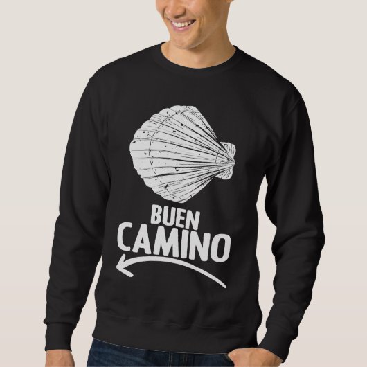 Buen Camino Pilgrimage Camino De Santiago Hiker Sweatshirt (Vorderseite)