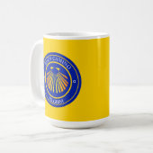 Buen Camino Pilgrims Kaffeetasse (Vorderseite Links)