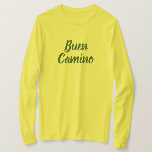 ¡Buen Camino! St James Way Pilgrim T-Shirt (Design vorne)