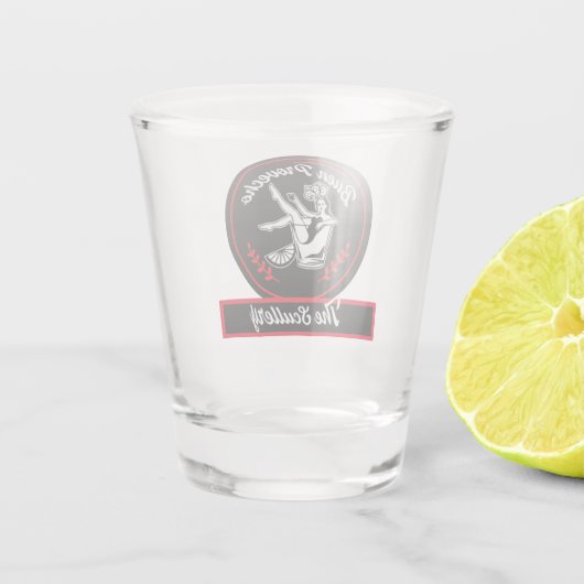 Buen Provecho Shot Glass Schnapsglas (Rückseite)