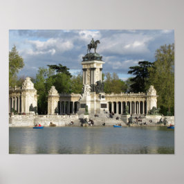 Buen Retiro Park, Madrid City, Spanien Poster