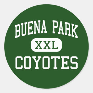 Buena Park - Coyotes - Hoch über der Buena Park Runder Aufkleber