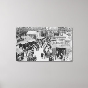 Buena Park, Kalifornien Knotts Beeren-Platz-Geist Leinwanddruck