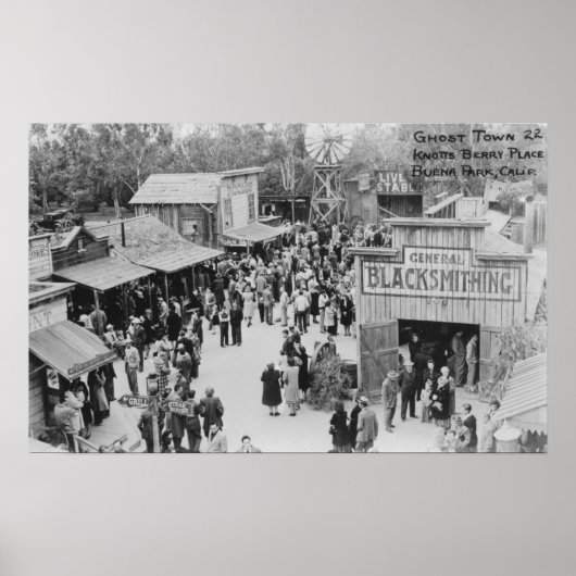 Buena Park, Kalifornien Knotts Berry Place Ghost Poster (Vorne)