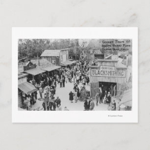 Buena Park, Kalifornien Knotts Berry Place Ghost Postkarte