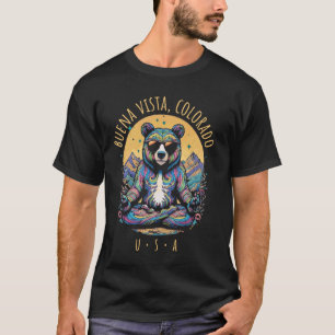 Buena Vista Colorado Abstrakter Bär Chill Zen Yoga T-Shirt