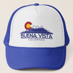 Buena Vista Colorado Holzbügel Gebirgshut Truckerkappe