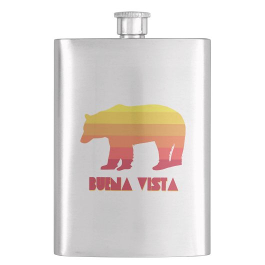 Buena Vista Colorado Regenbogenbär Flachmann (Vorderseite)