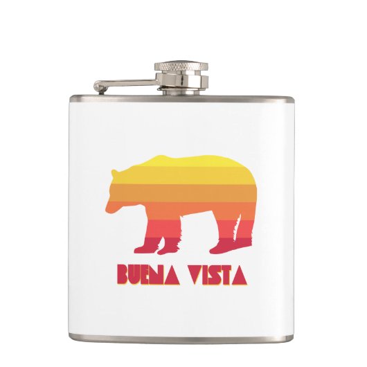 Buena Vista Colorado Regenbogenbär Flachmann (Vorderseite)