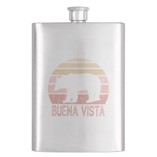 Buena Vista Colorado Retro Bär Flachmann
